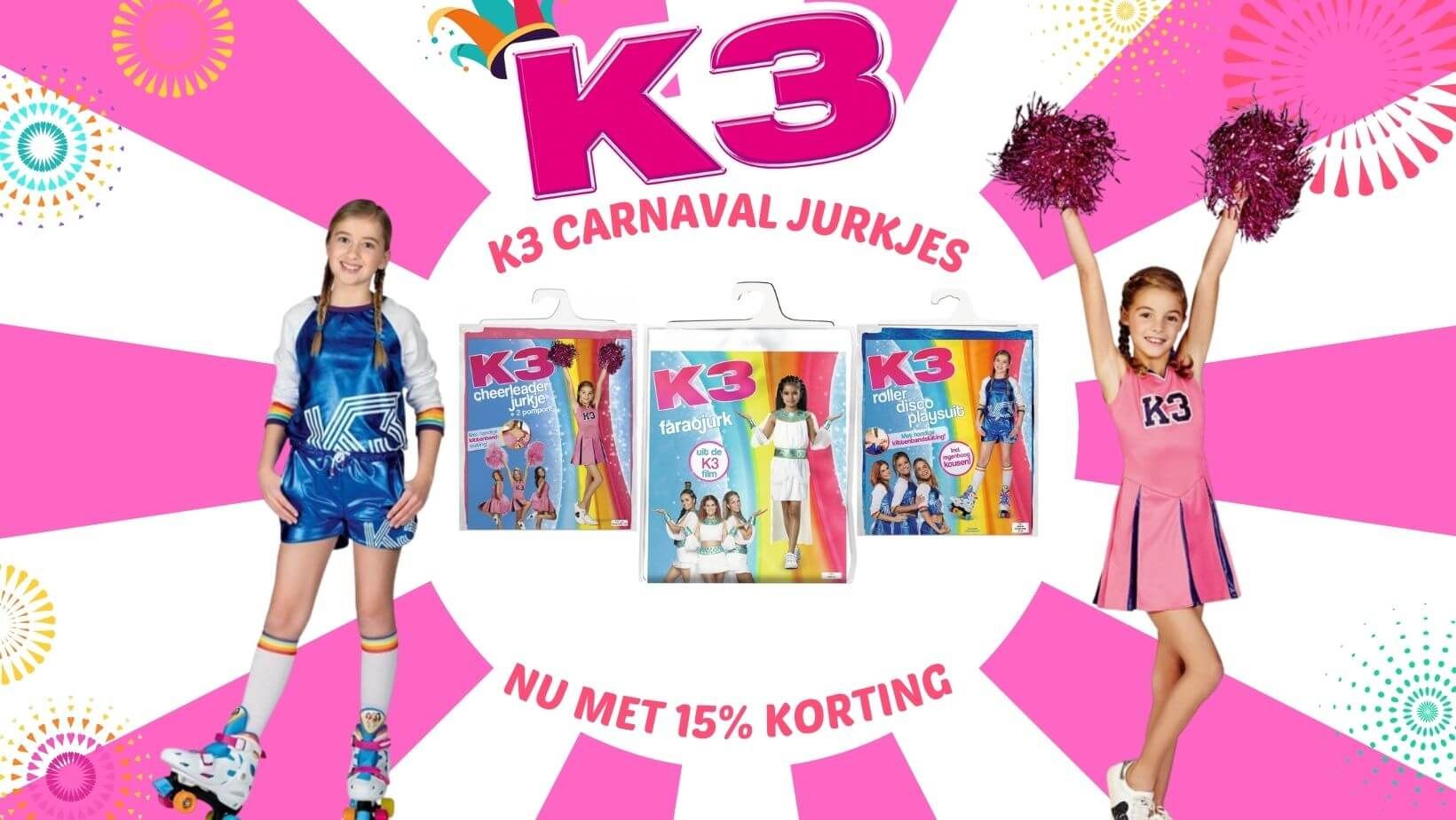 K3 carnaval jurkjes