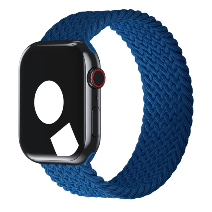 Apple Watch Atlantic Blue Braided Solo Loop 