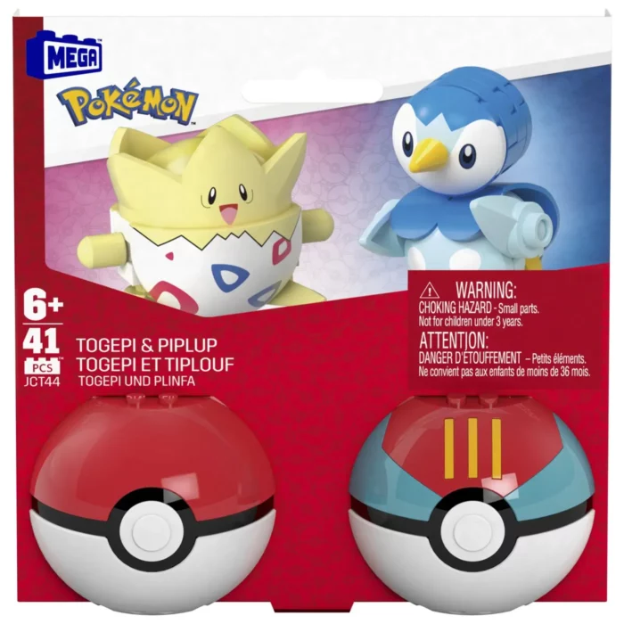 MEGA Pokemon Togepi Piplup speelfiguren