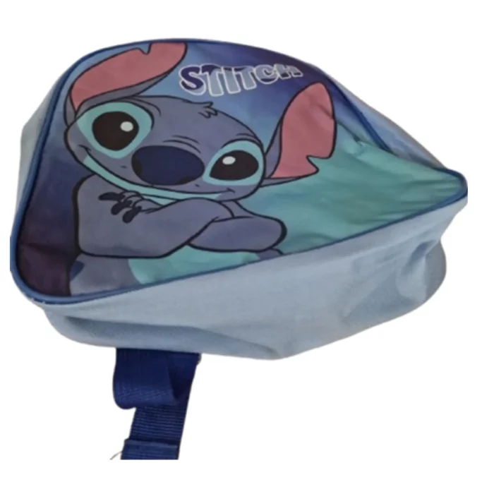Stitch rugzak blauw onderkant