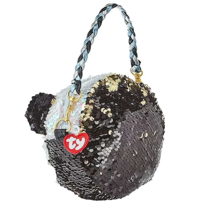 TY Beanie Schoudertas Panda Bamboo zijkant